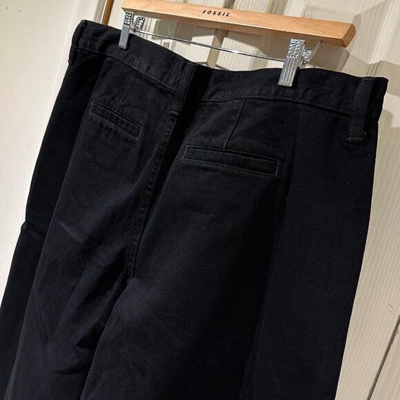 NWT Madewell Superwide Leg Trouser Jeans High Rise Center Seam Rigid Denim - Picture 9 of 12